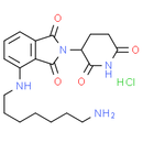 Pomalidomide 4-alkylC7-amine